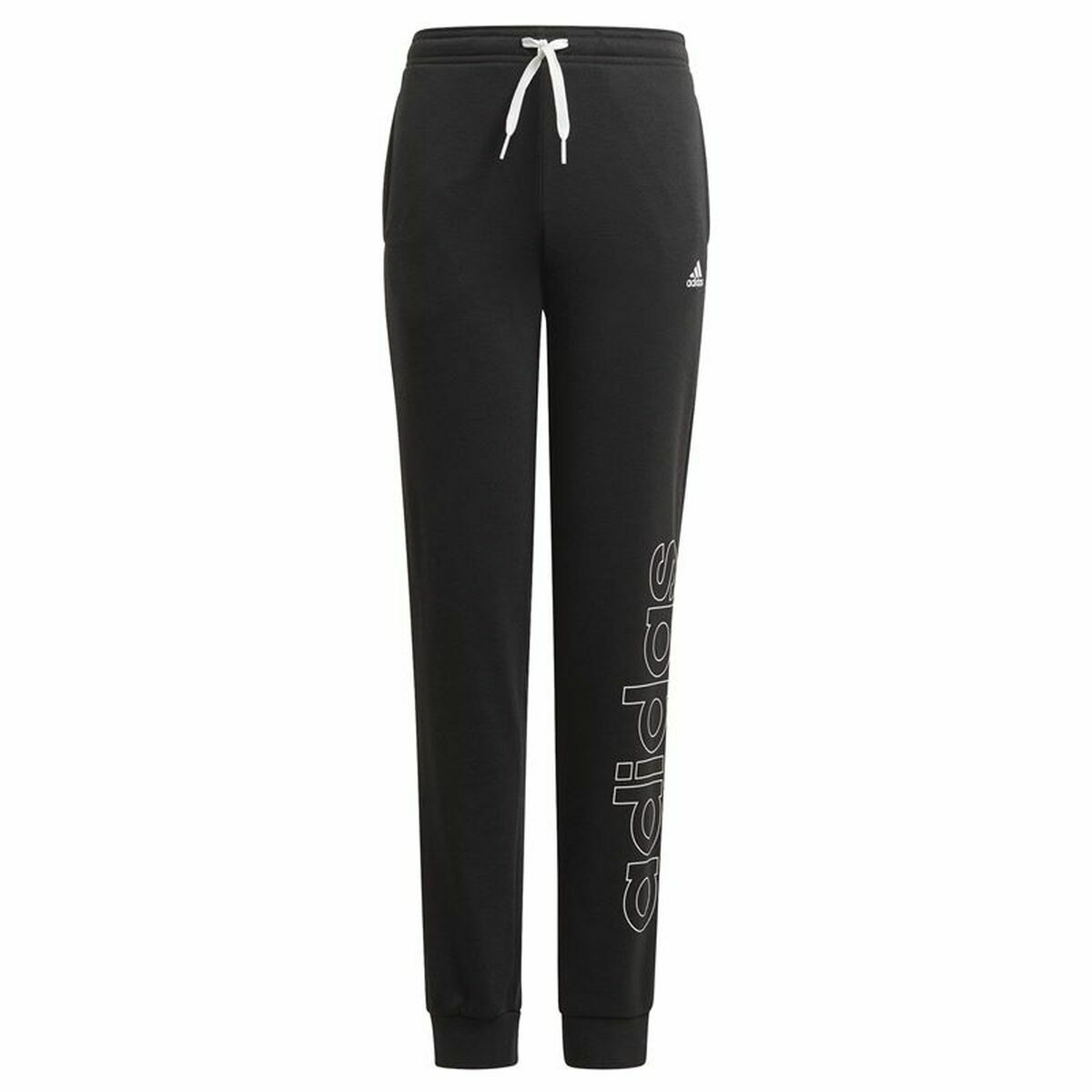 Children’s Tracksuit Bottoms Adidas  Essentials French Terry Black
