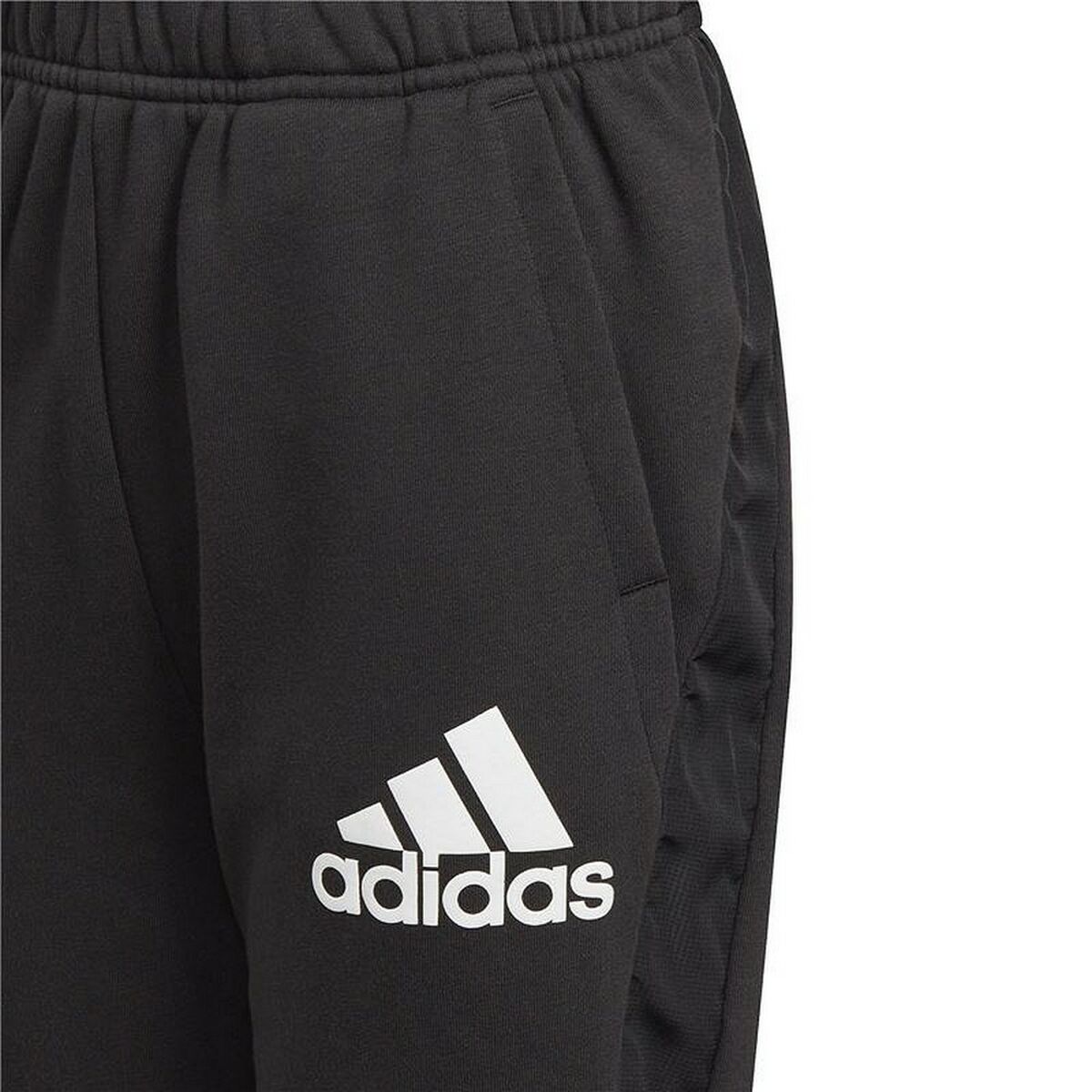 Children’s Tracksuit Bottoms Adidas Badge of Sport Black