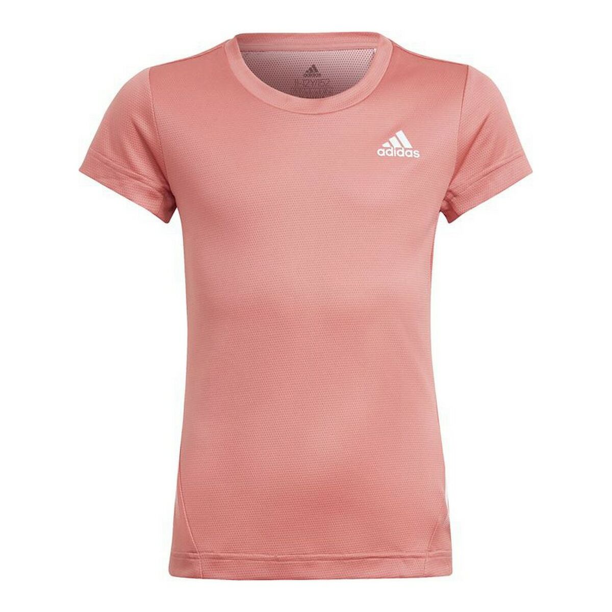 Child’s Short Sleeve T-Shirt Adidas Aeroready Salmon
