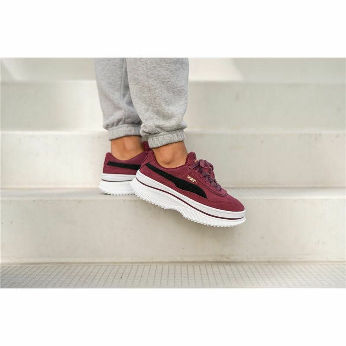 Women’s casual trainers Puma Sportswear Deva Suede Dark Red