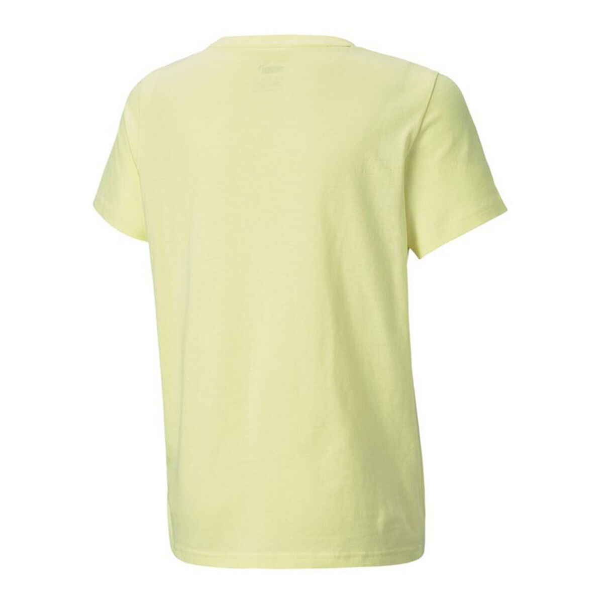 Child’s Short Sleeve T-Shirt Puma  Alpha Graphic Yellow
