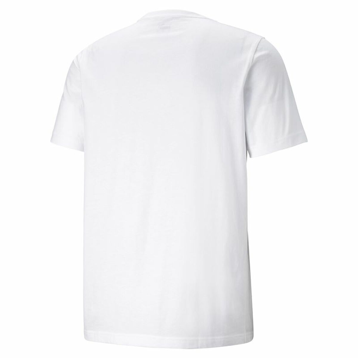 Mens Short Sleeve T-Shirt Puma 586666 02 White (L) (1 Unit)