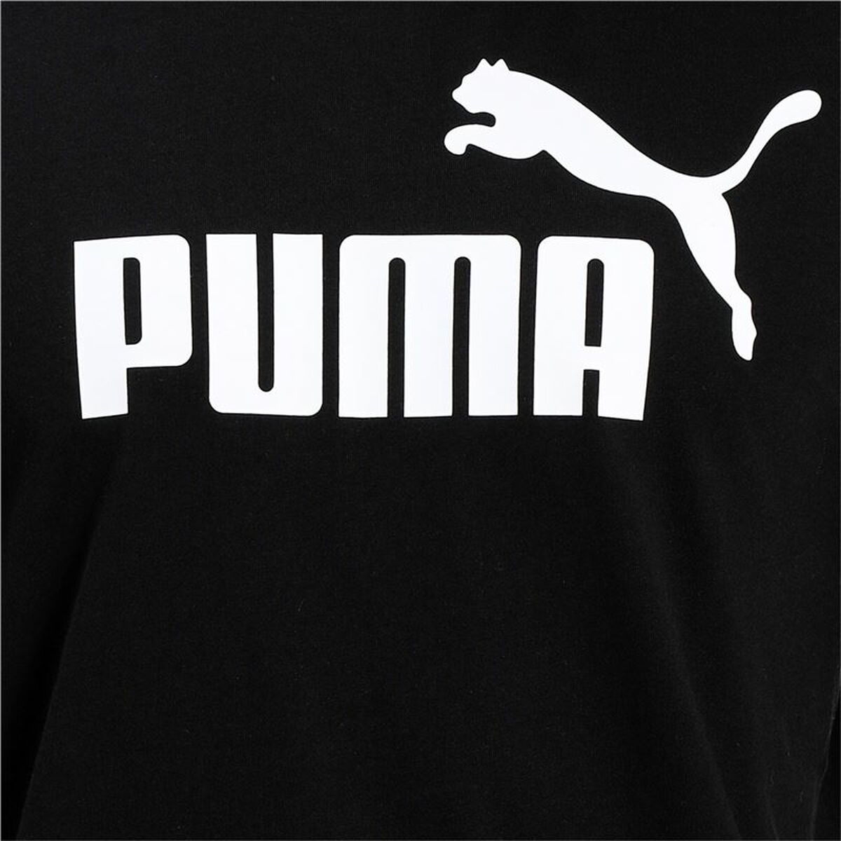 Mens Short Sleeve T-Shirt Puma 586666 01 Black (L) (1 Unit)