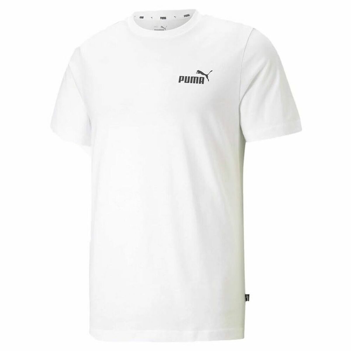 Mens Short Sleeve T-Shirt Puma White