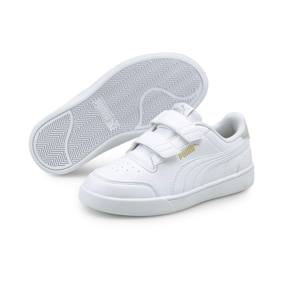 Sports Shoes for Kids Puma Shuffle V White