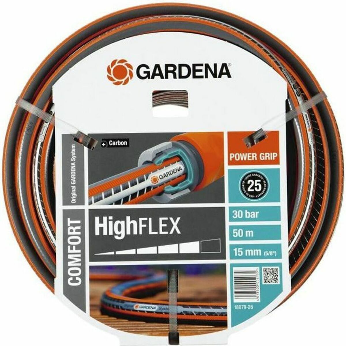 Hose Gardena Highflex PVC 15 mm 50 m Hose Gardena Highflex PVC 15 mm 50 m