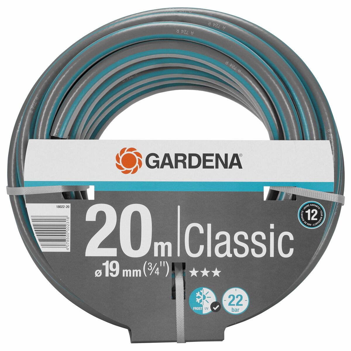 Hose Gardena Classic 18022-20 PVC 20 m Ø 19 mm Hose Gardena Classic 18022-20 PVC 20 m Ø 19 mm