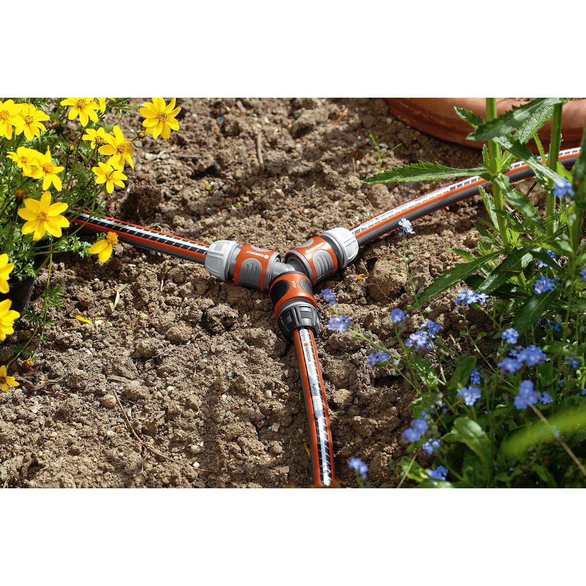 Hose connector Gardena 18287-20  15 mm 1/2″ Triple Irrigation system