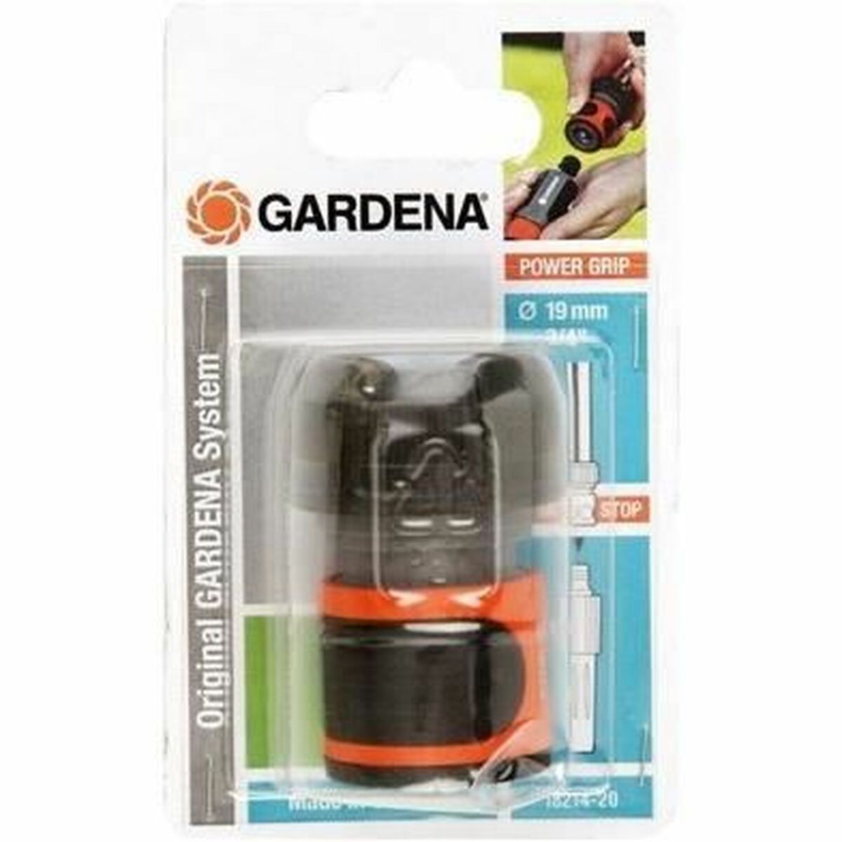 Hose connector Gardena 18214-20 Adaptor 19 mm