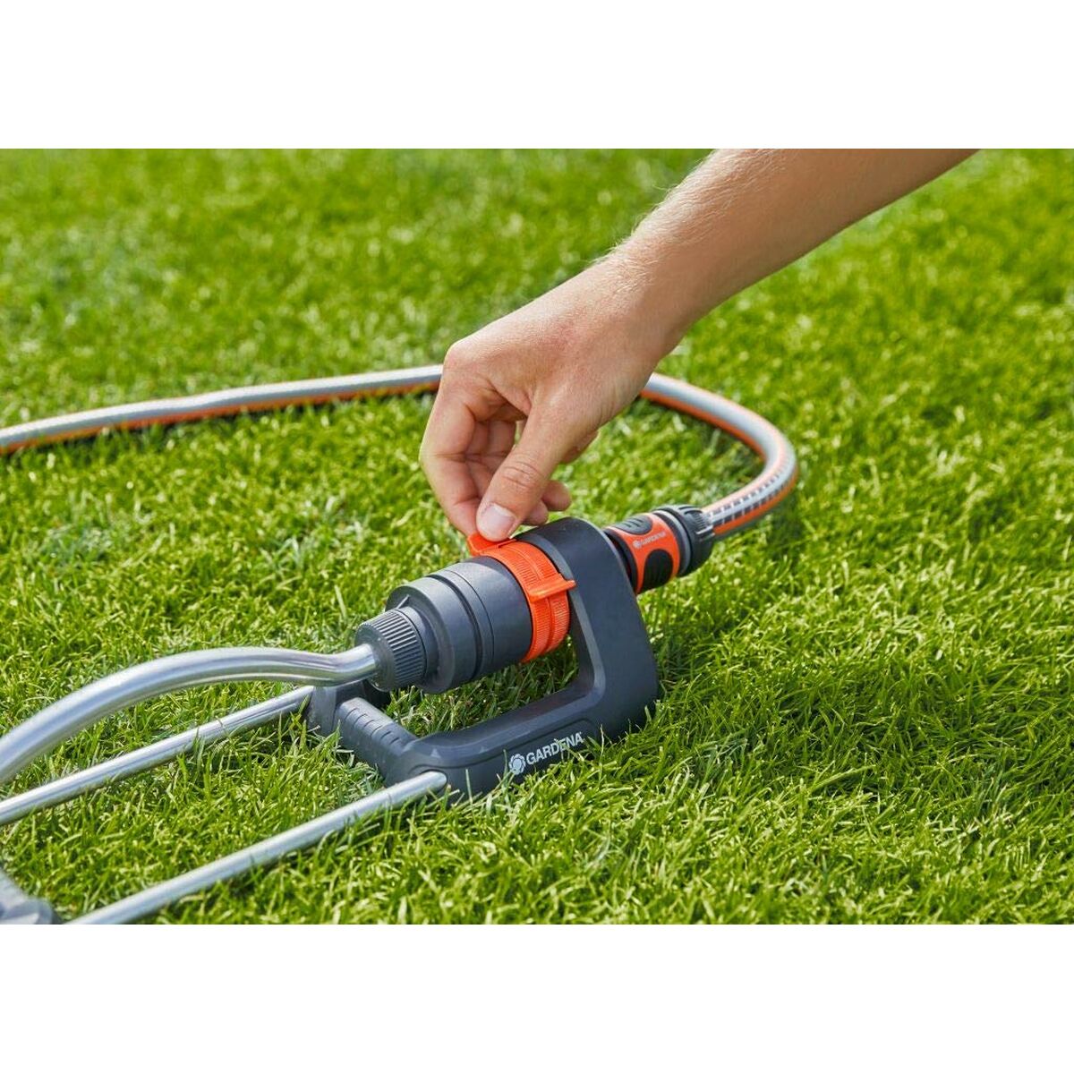 Water Sprinkler Gardena Aqua S Metal polypropylene 220 m