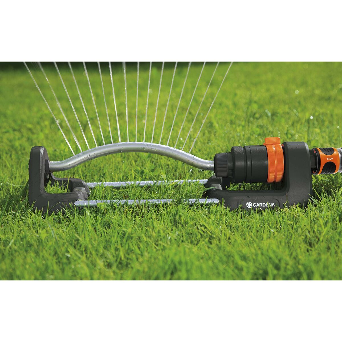 Water Sprinkler Gardena Aqua S Metal polypropylene 220 m