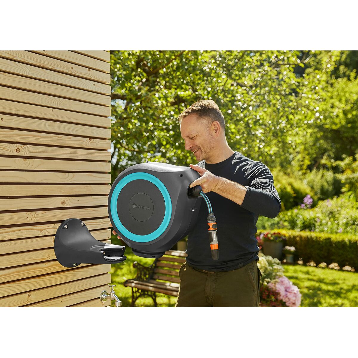 Hose Gardena Wall Mural Rollup S 18600-20 Plastic  11 mm