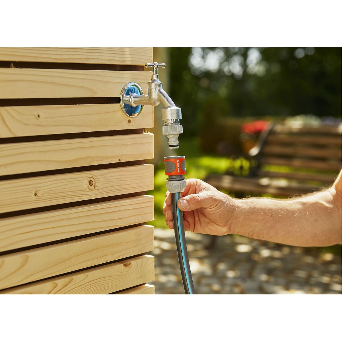 Hose Gardena Wall Mural Rollup S 18600-20 Plastic  11 mm