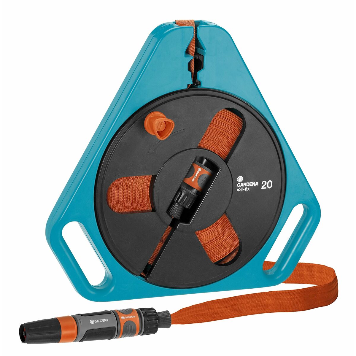 Hose Gardena 757-C20 Roll Fix Flat Textile Plastic 20 m Hose Gardena 757-C20 Roll Fix Flat Textile Plastic 20 m