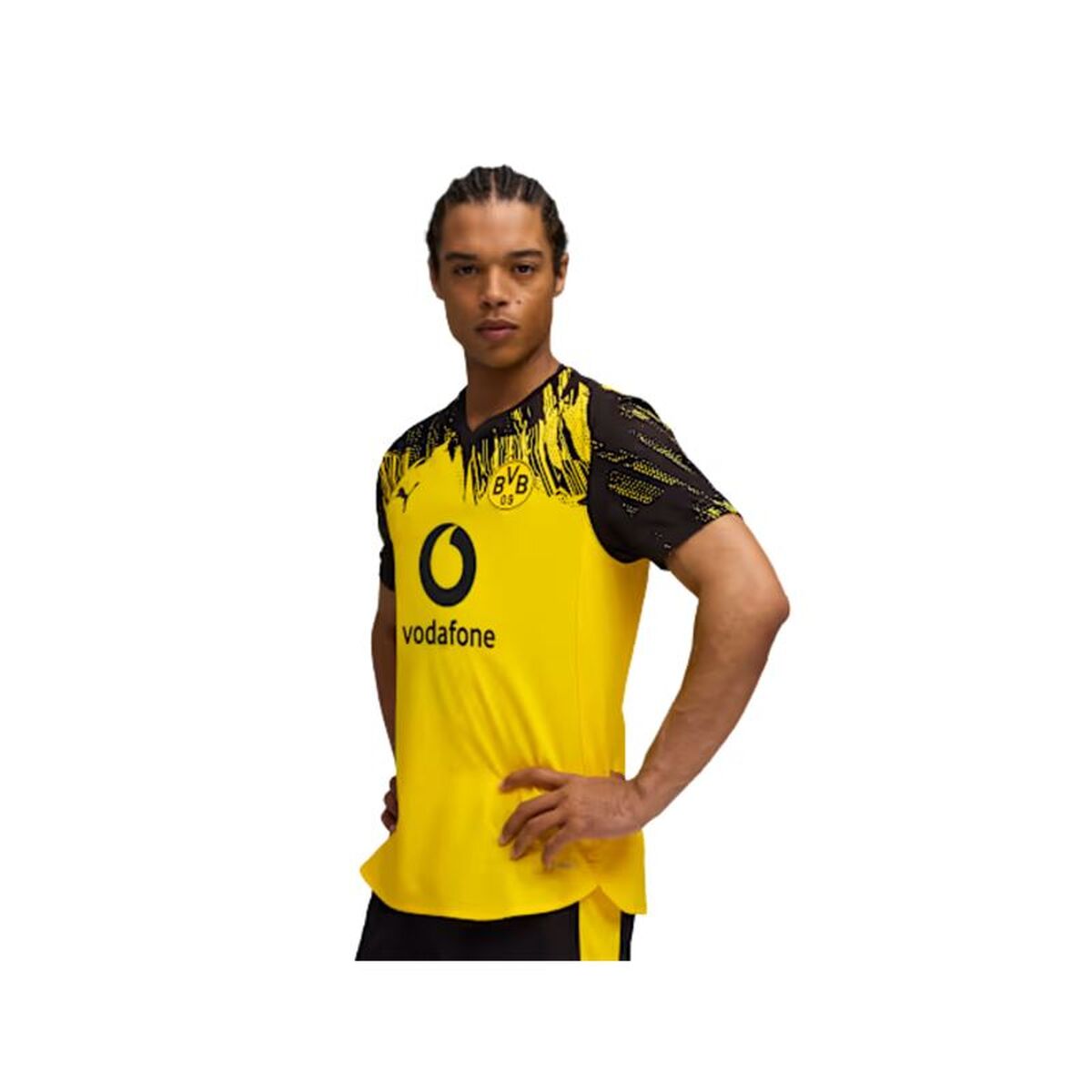 Men’s Short-sleeved Football Shirt Puma Borussia Dortmund Cup Repli