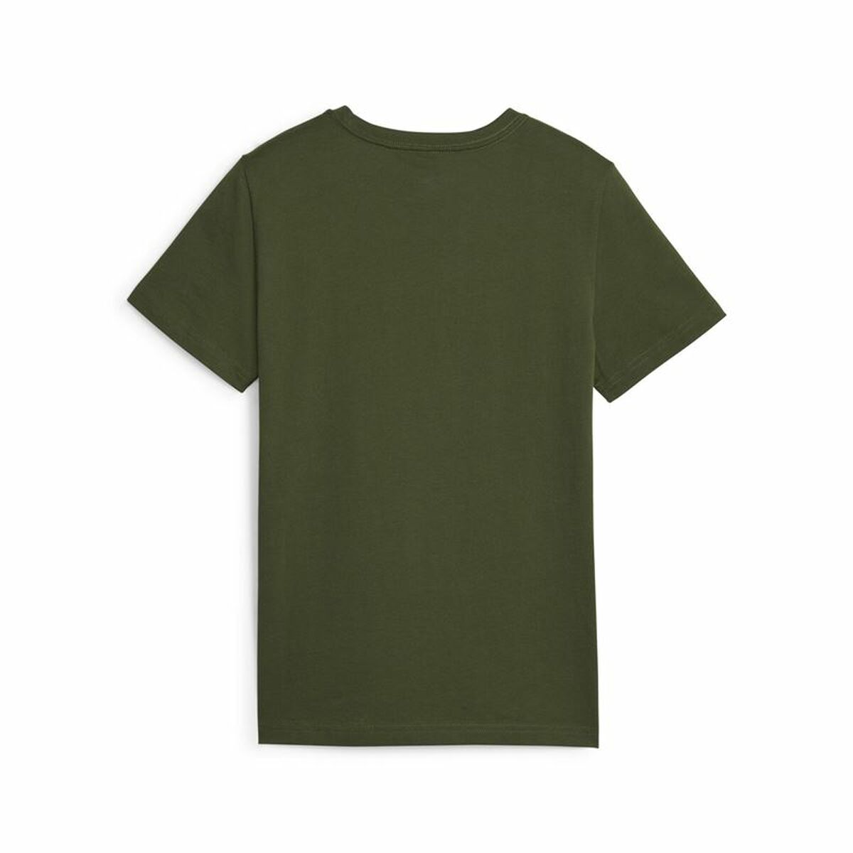 Child’s Short Sleeve T-Shirt Puma Ess+ 2 Col Logo Dark green