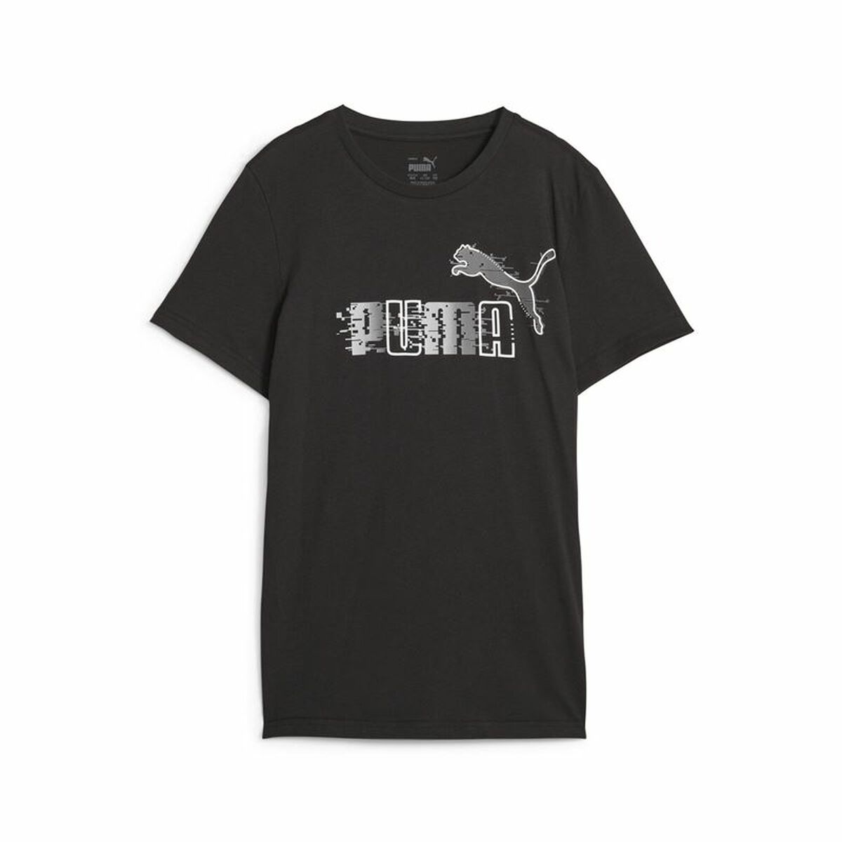 Child’s Short Sleeve T-Shirt Puma Ess+ Futureverse Black