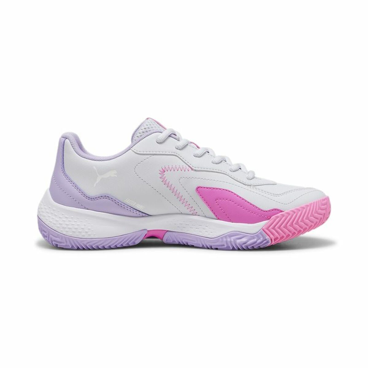 Sports Trainers for Women Puma Nova Smash White Plum Sports Trainers for Women Puma Nova Smash White Plum