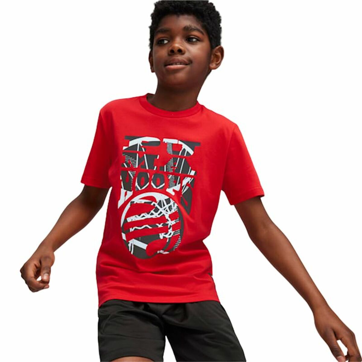 Child’s Short Sleeve T-Shirt Puma Basketball