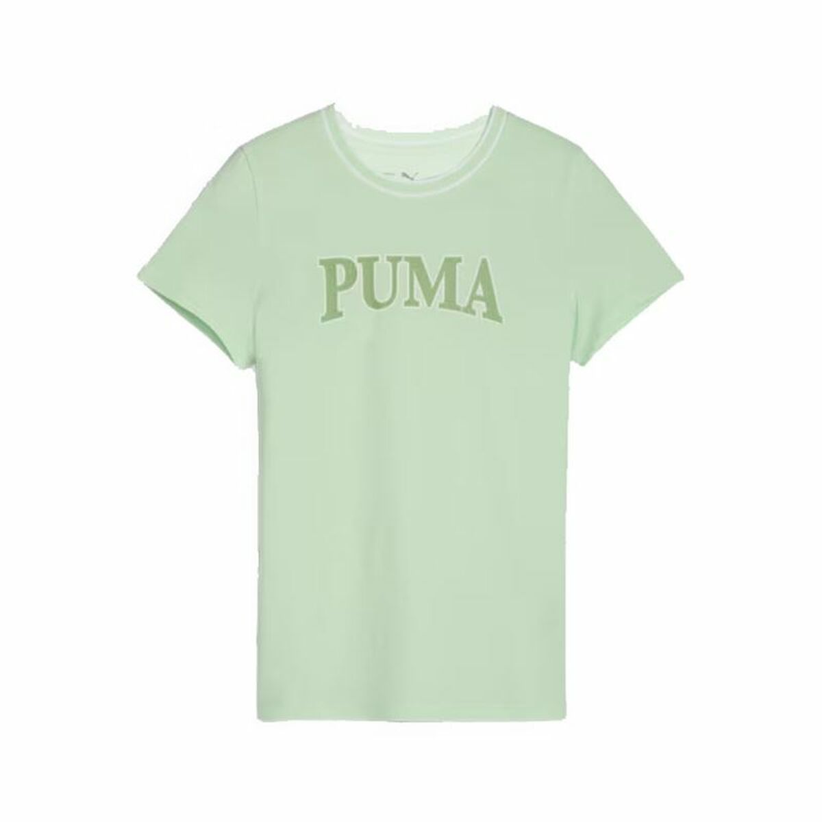 Child’s Short Sleeve T-Shirt Puma Squad Lime green