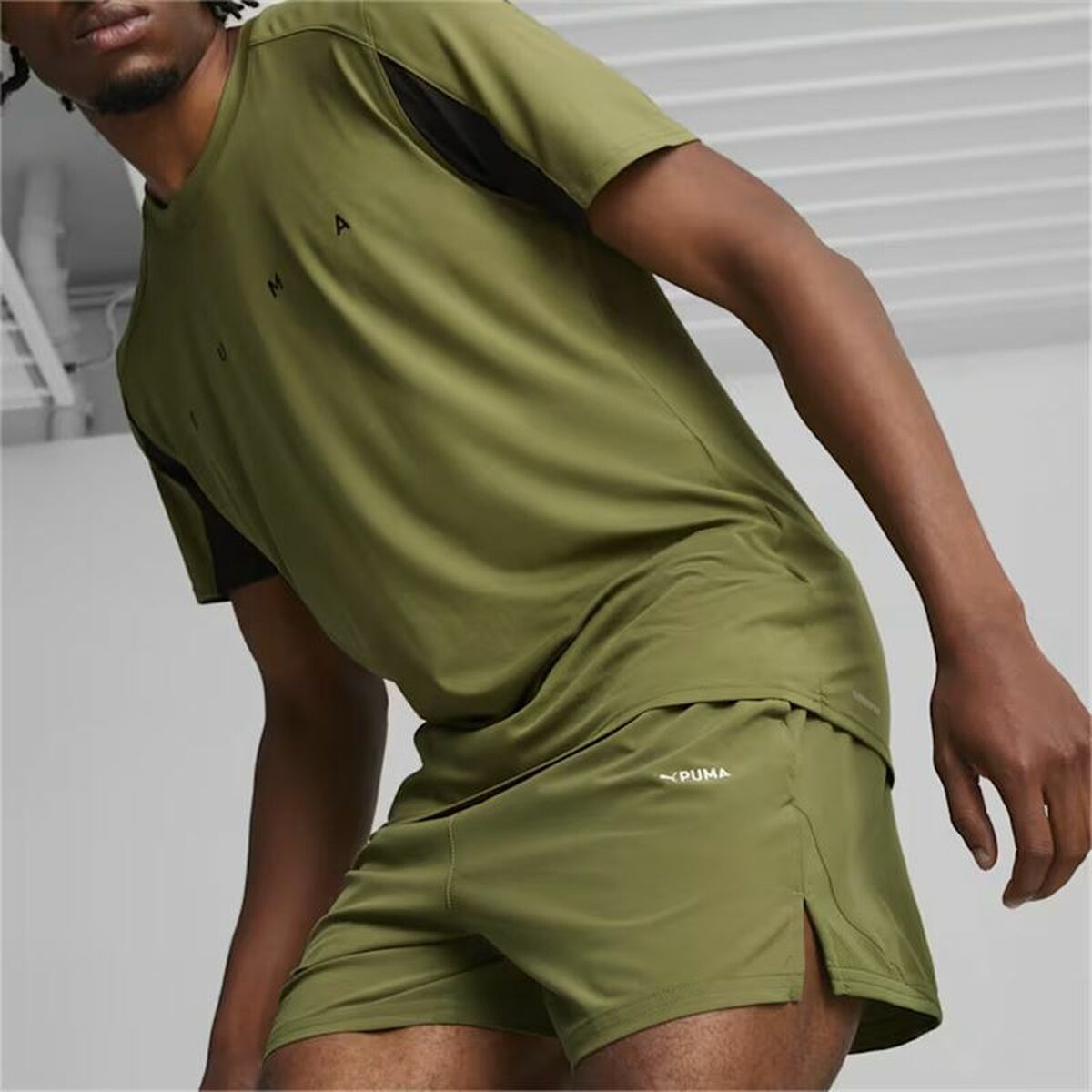 Sports Shorts Puma FIT 5″ Olive