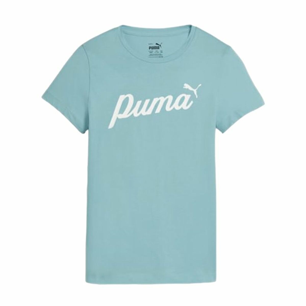 Child’s Short Sleeve T-Shirt Puma Essentials+ Script
