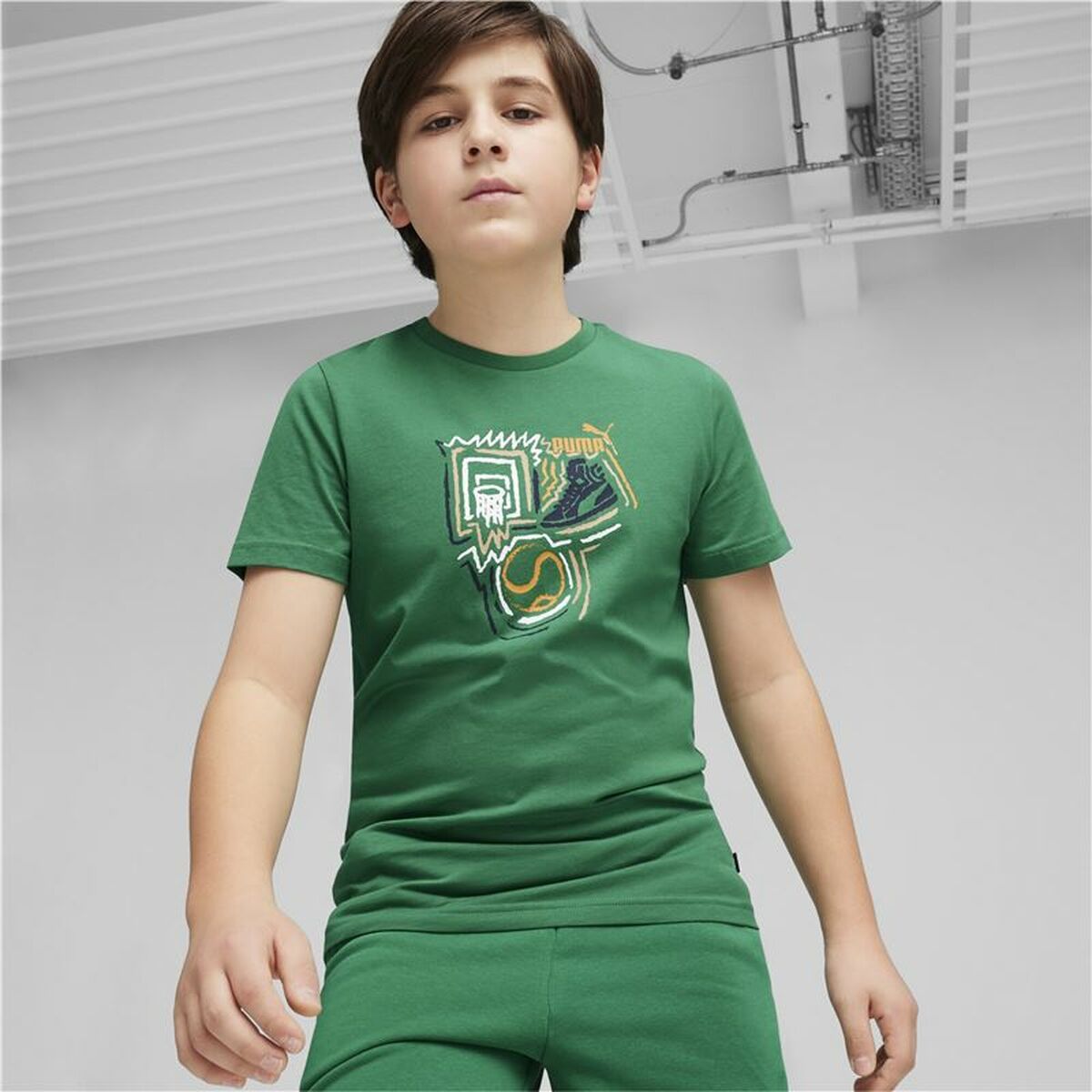 Child’s Short Sleeve T-Shirt Puma Graphic
