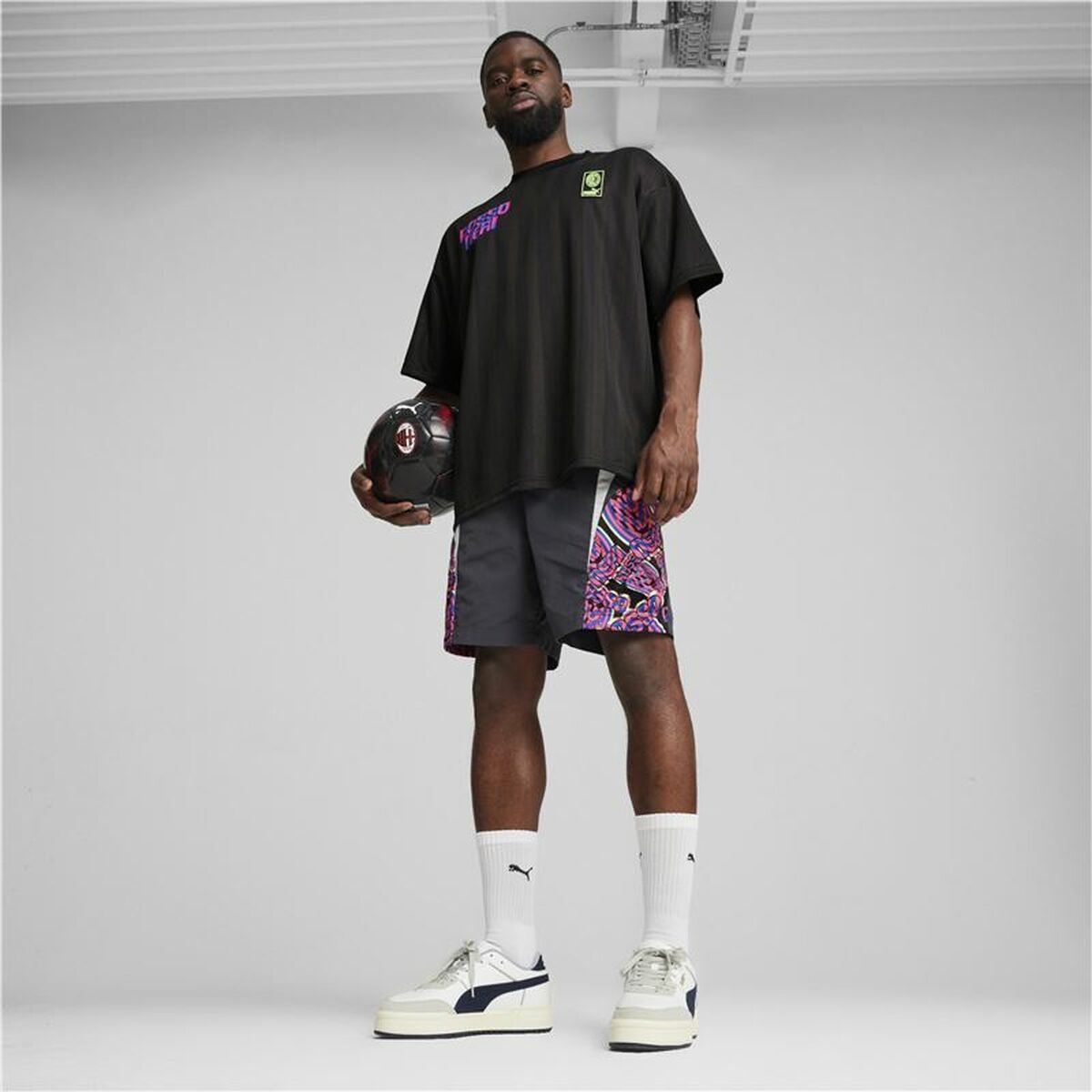 Men’s Sports Shorts Puma AC Milan Dark grey