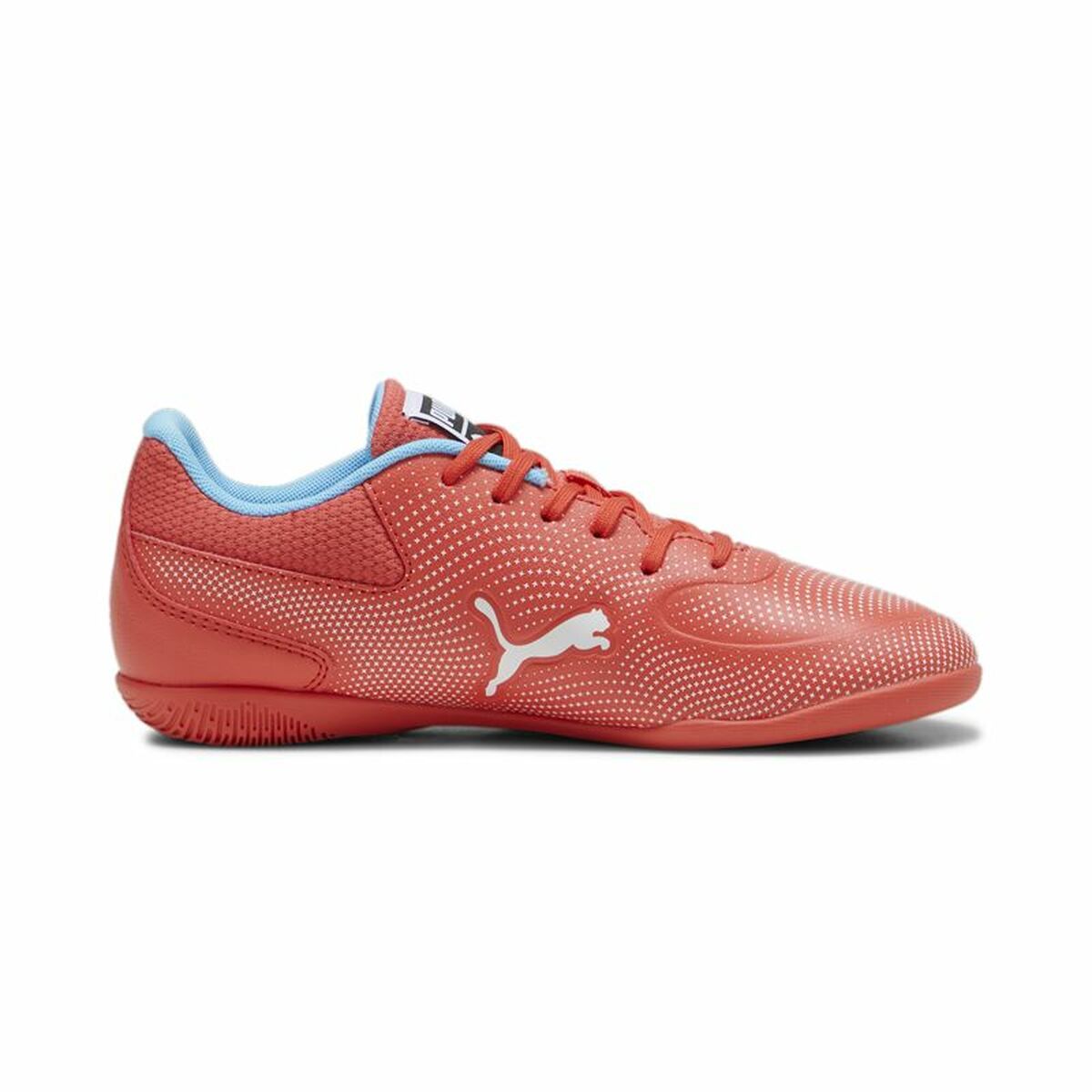 Children’s Indoor Football Shoes Puma Truco II Active White Red Children’s Unisex