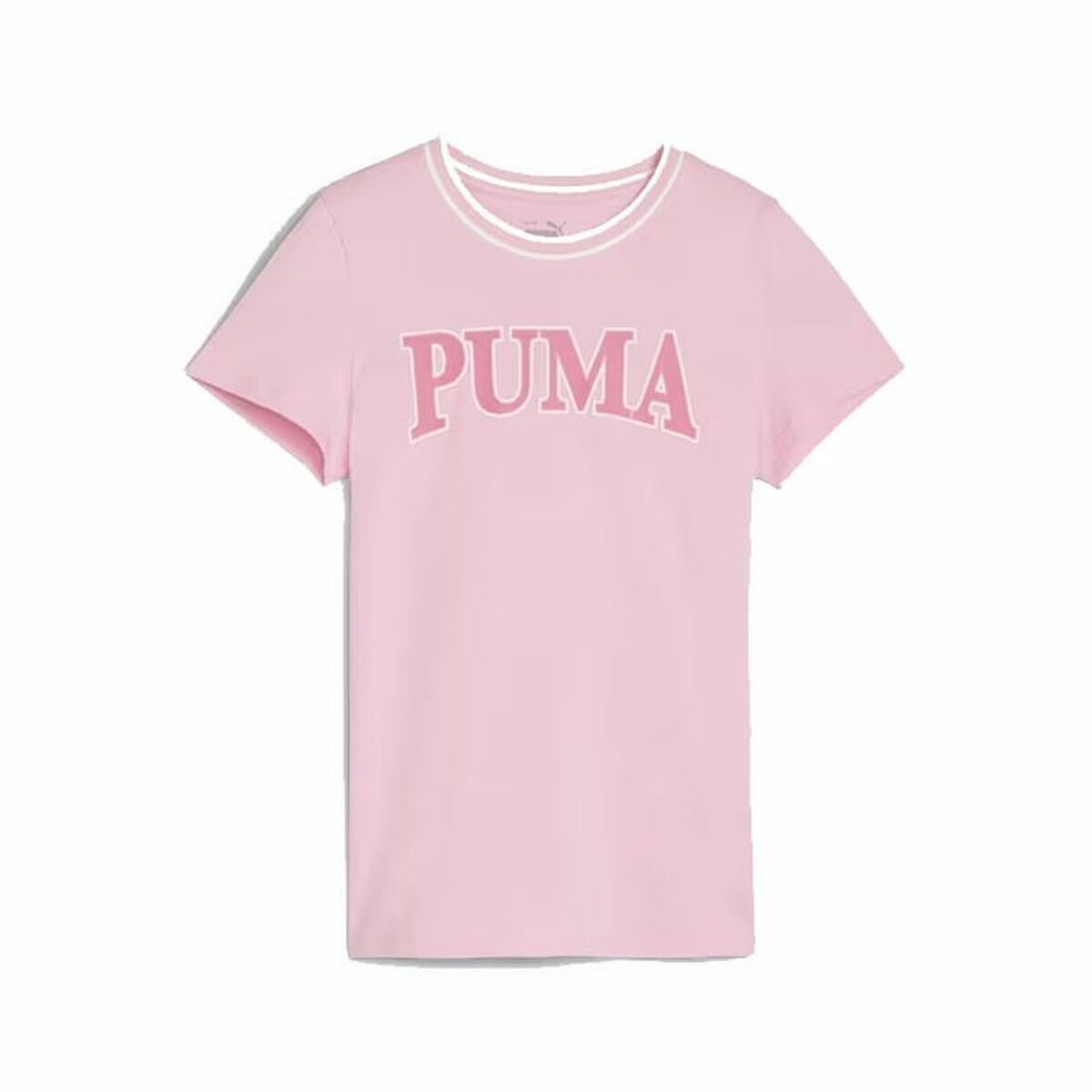 Child’s Short Sleeve T-Shirt Puma Squad Pink Child’s Short Sleeve T-Shirt Puma Squad Pink