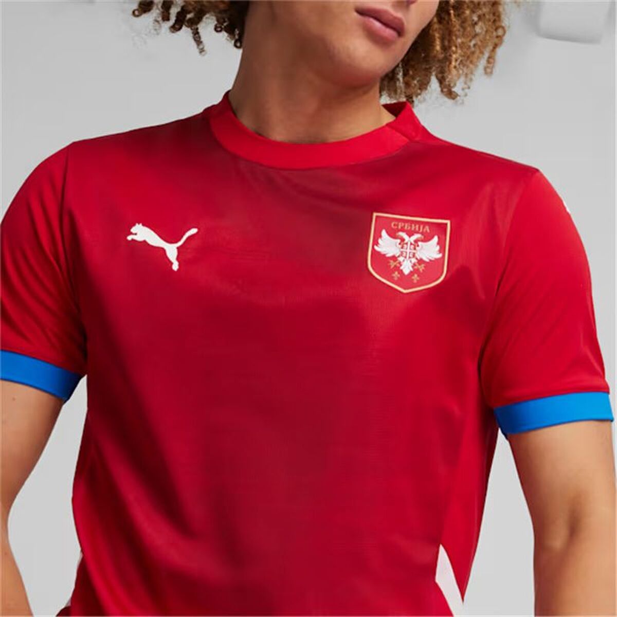 Men’s Short-sleeved Football Shirt Puma Serbia 2024