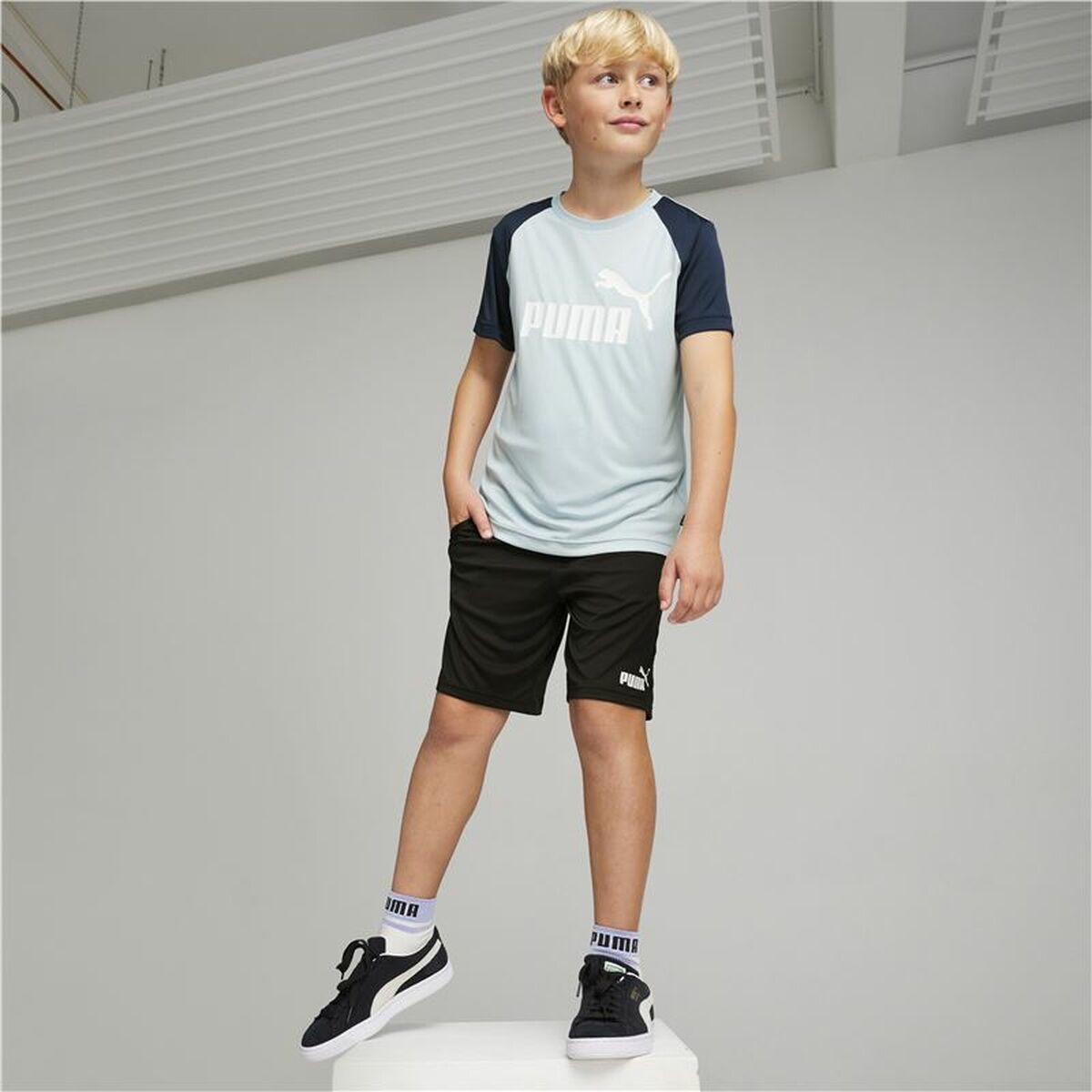 Children’s Sports Outfit Puma Short Multicolour