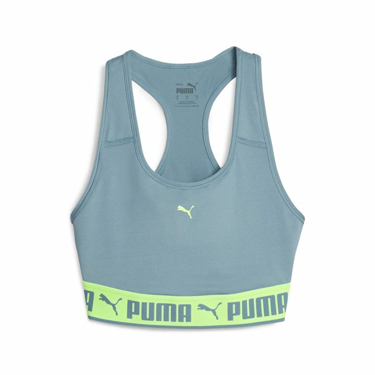 Sports Bra Puma Mid Impact Puma Stro Blue Sports Bra Puma Mid Impact Puma Stro Blue
