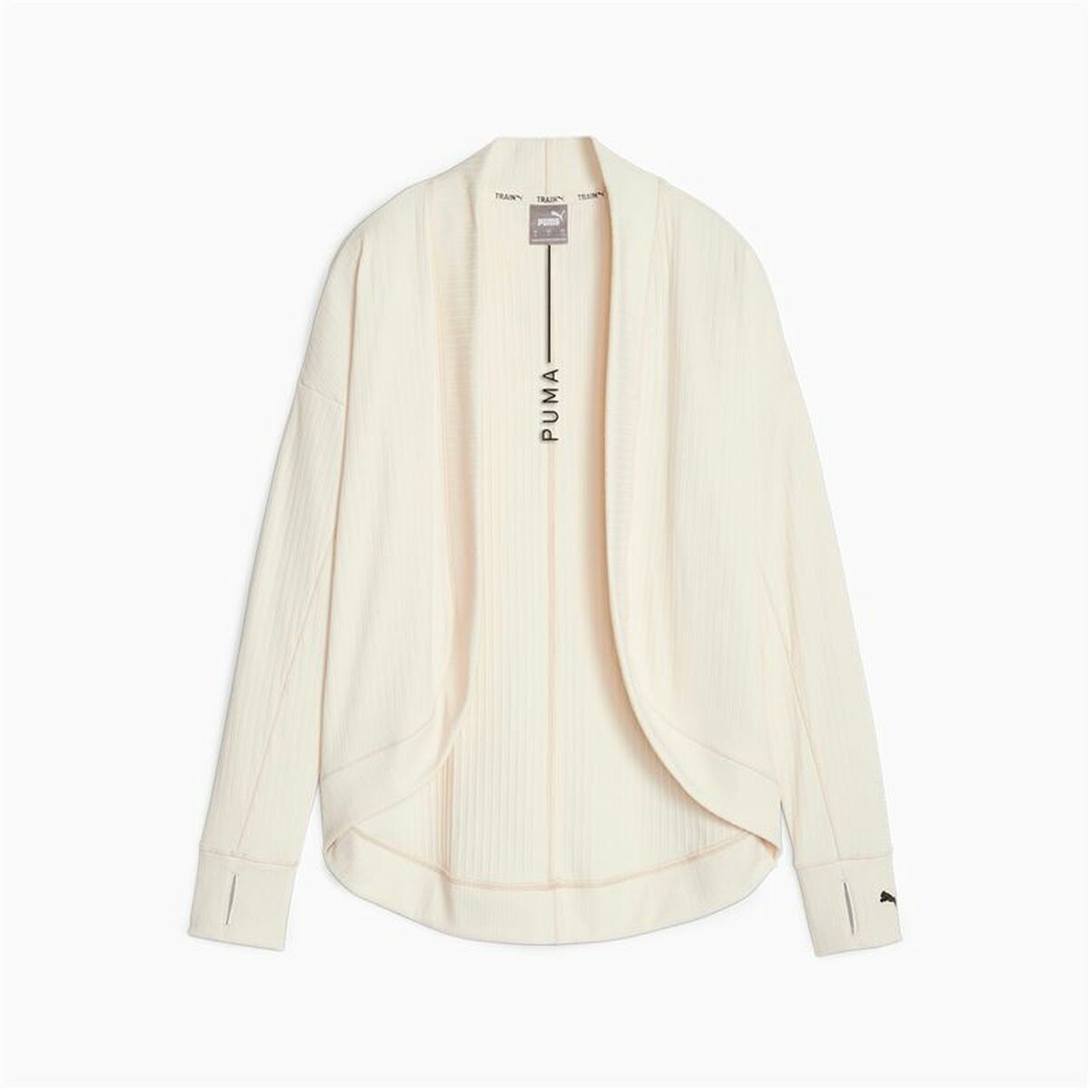 Women’s Sports Jacket Puma Studio Unwind Long C White