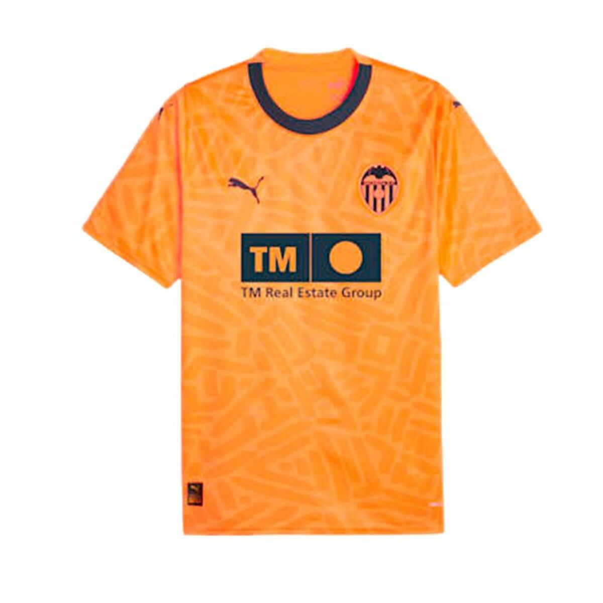 Men’s Short-sleeved Football Shirt Puma Valencia CF 3rd Kit 23/24 Orange