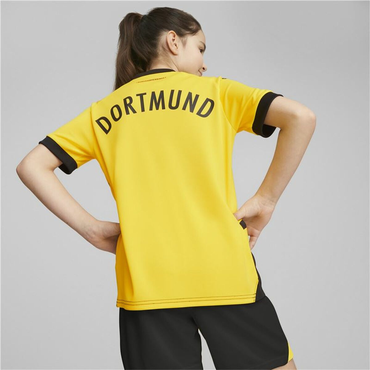 Children’s Short Sleeved Football Shirt Puma BVB Home Jersey Replica Jr (116 cm)