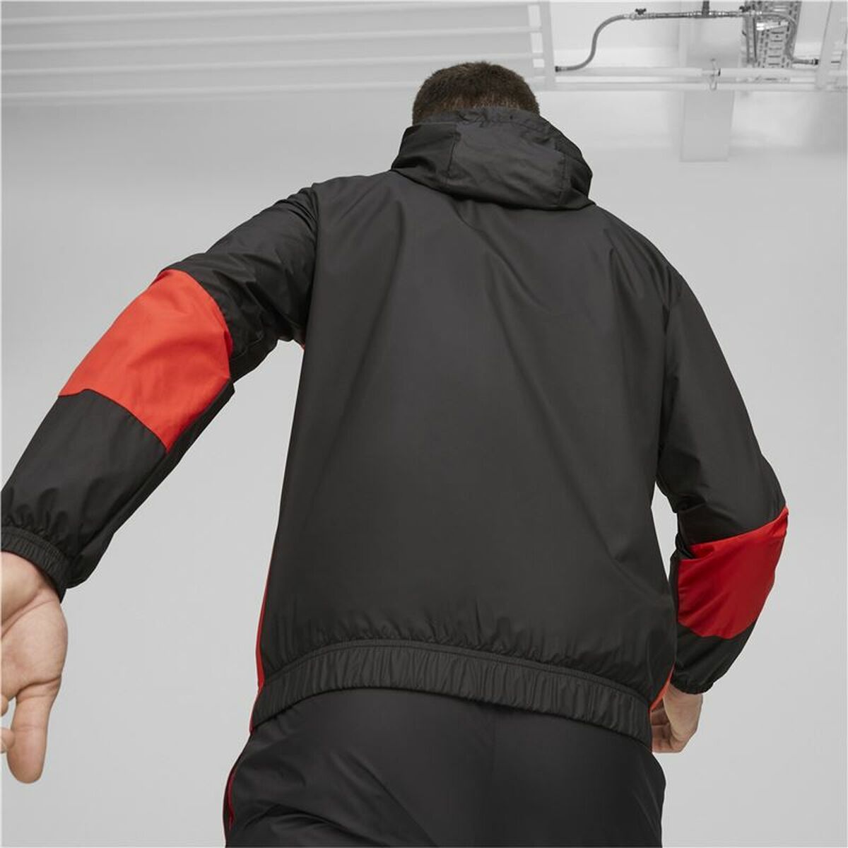 Men’s Sports Jacket Puma Ac Milan Prematch Black Red