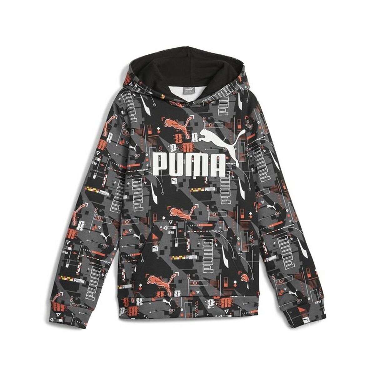 Childrenâs Hoodie Puma  Ess+ Futureverse Aop Black