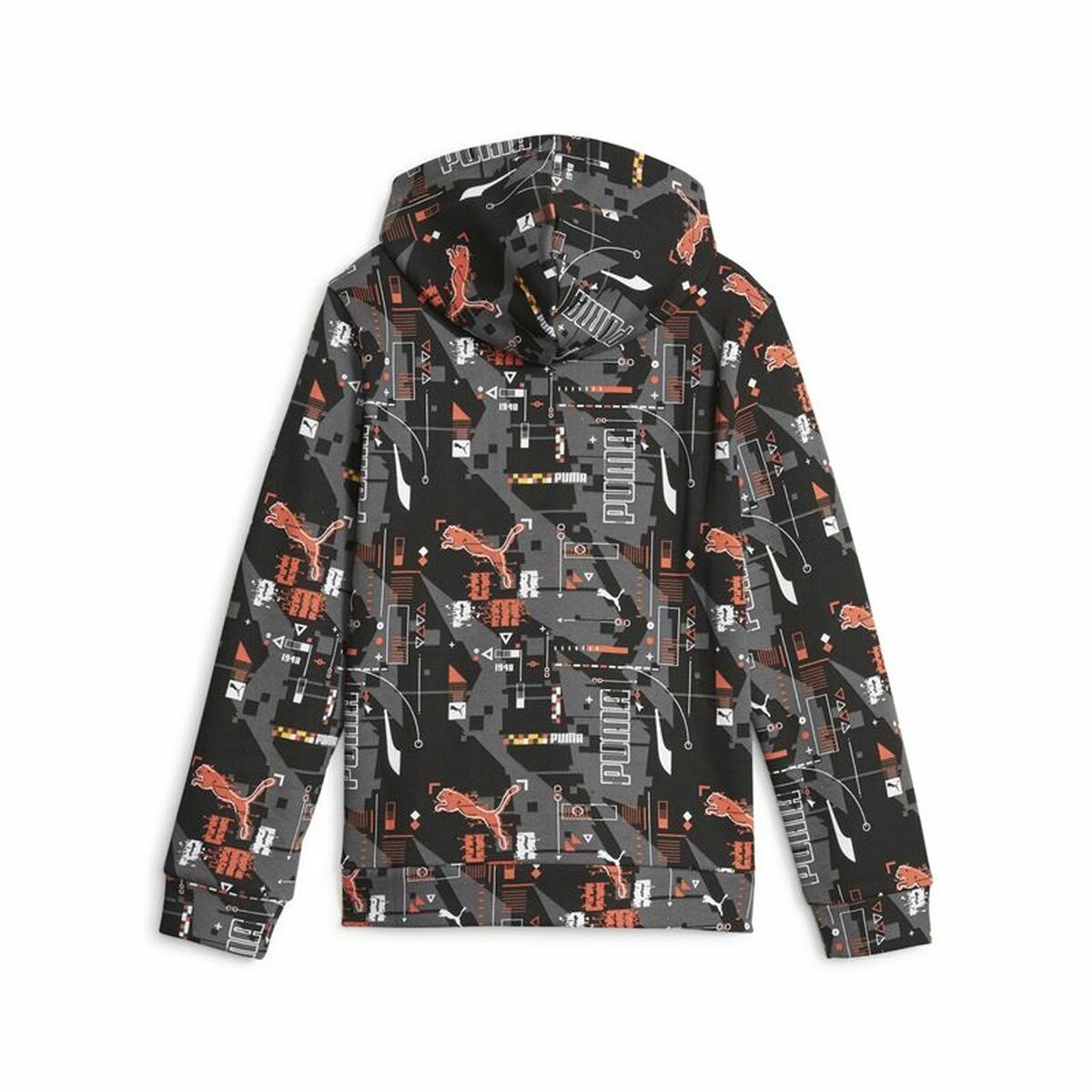 Childrenâs Hoodie Puma  Ess+ Futureverse Aop Black