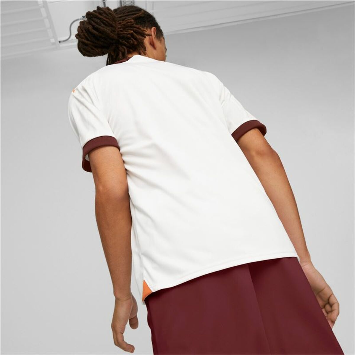Men’s Short-sleeved Football Shirt Puma  Manchester City Away White