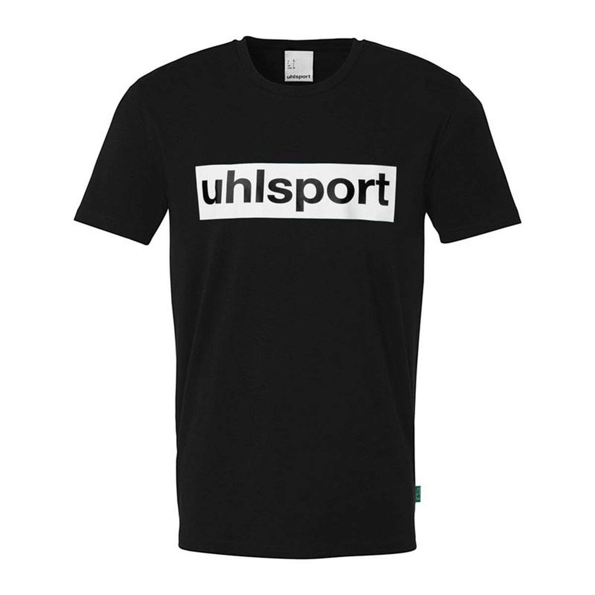 Men’s Short-sleeved Football Shirt Uhlsport Essential Promo Black