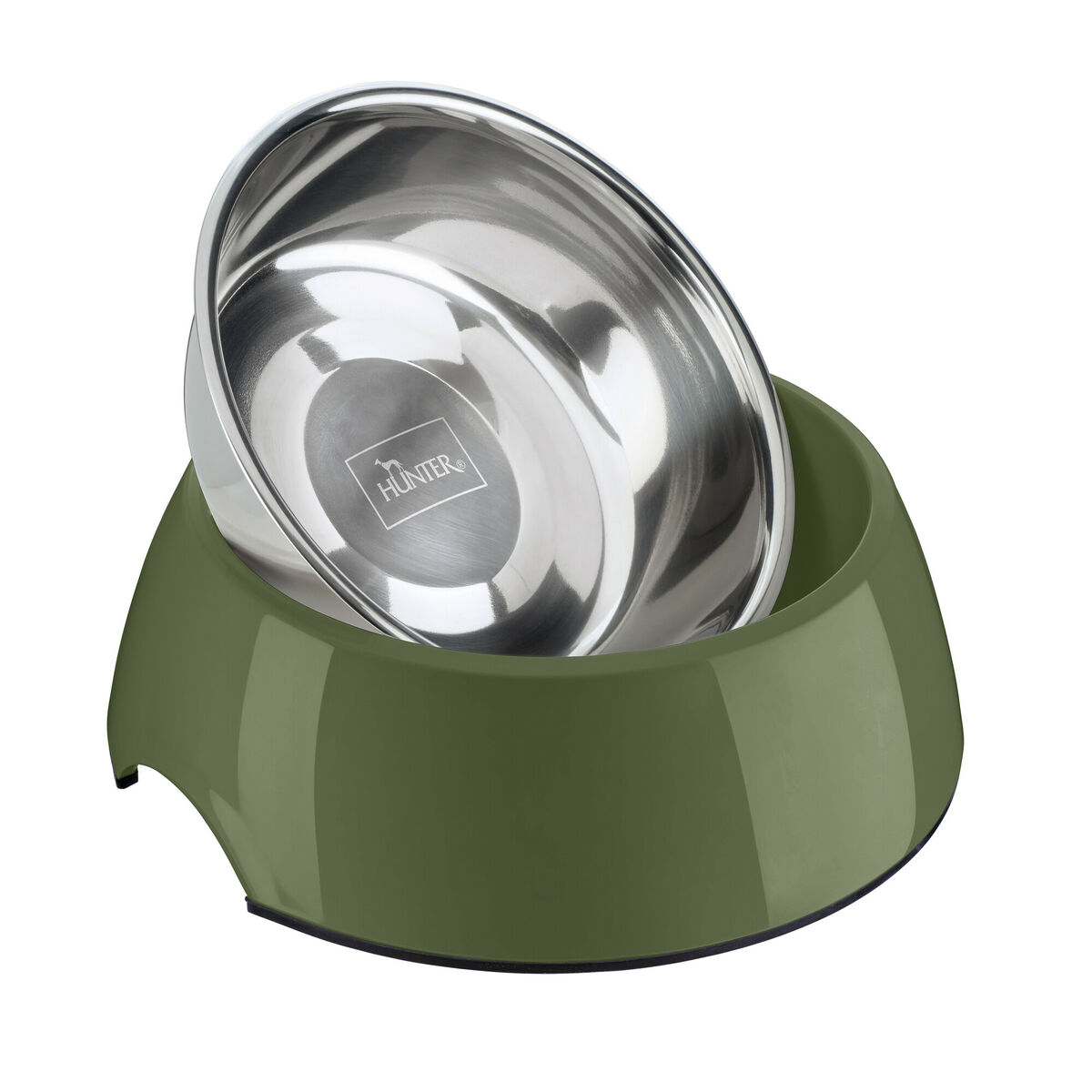 Dog Feeder Hunter Green 160 ml