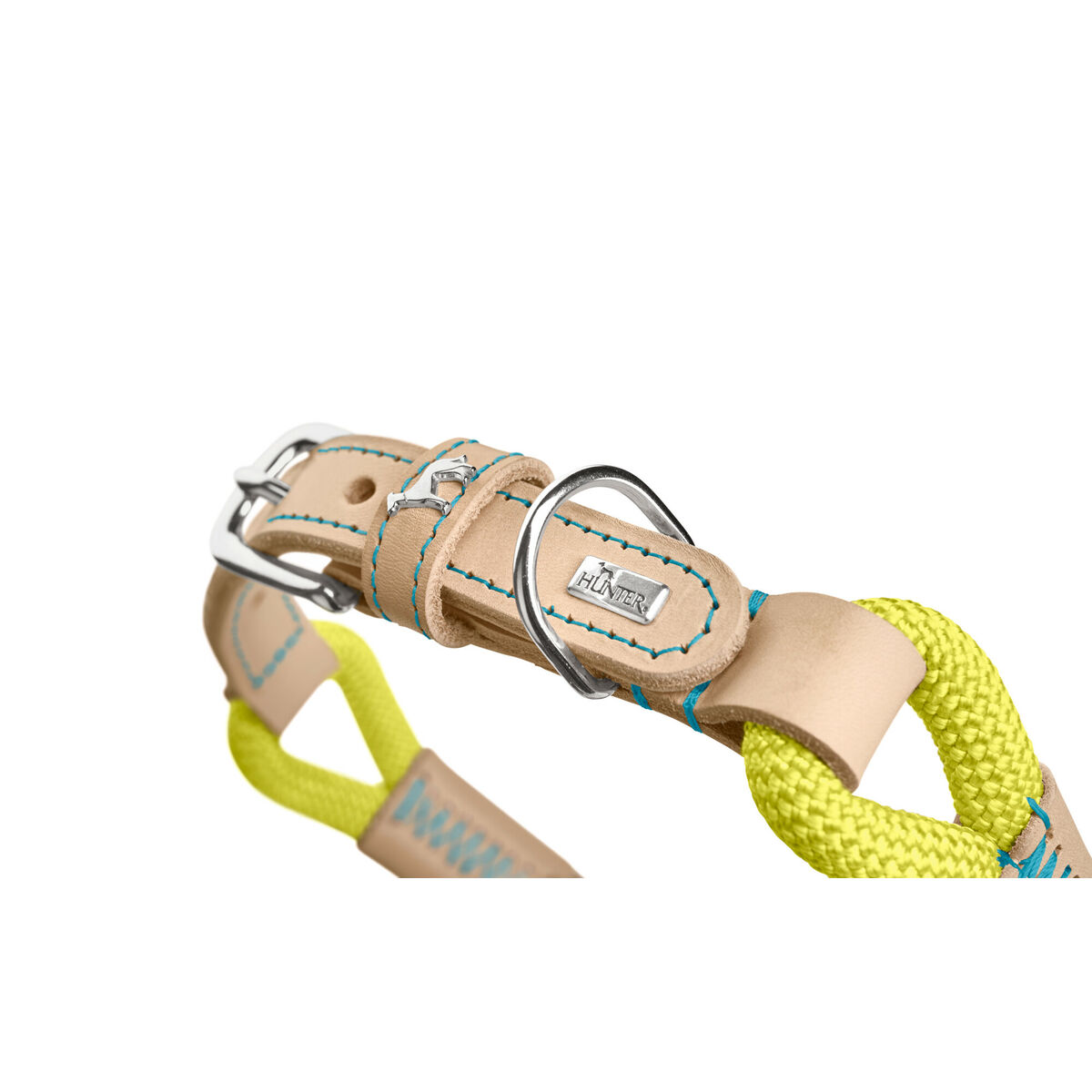 Dog collar Hunter Malia Lime M/L 45-54 cm