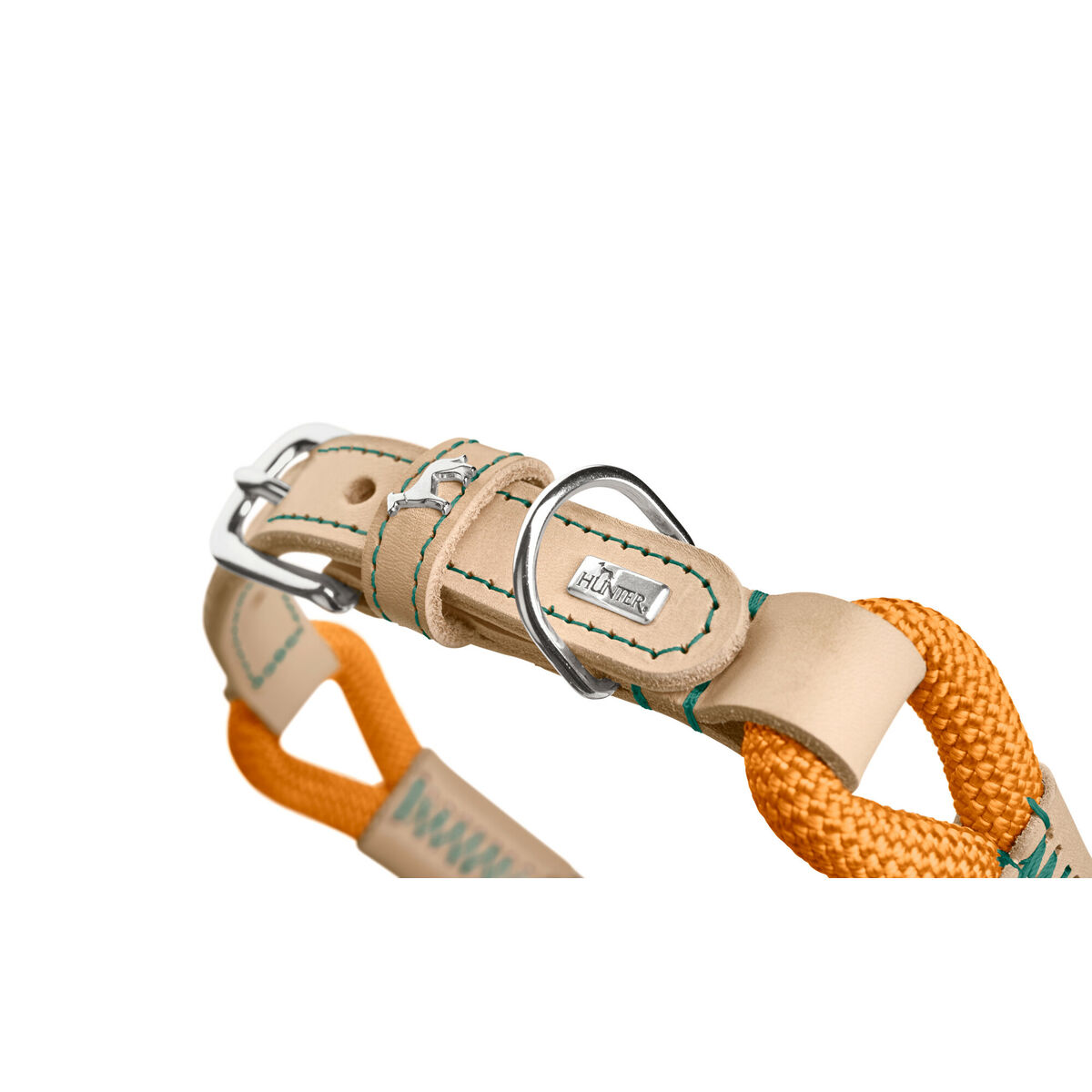 Dog collar Hunter Malia Orange M/L 45-54 cm