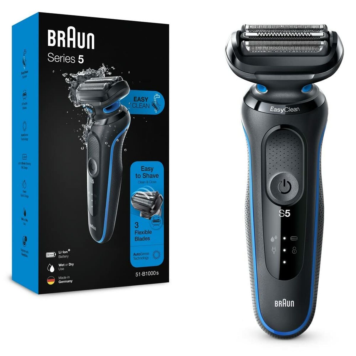 Electric razor Braun 5 51-B1000s Blue Electric razor Braun 5 51-B1000s Blue