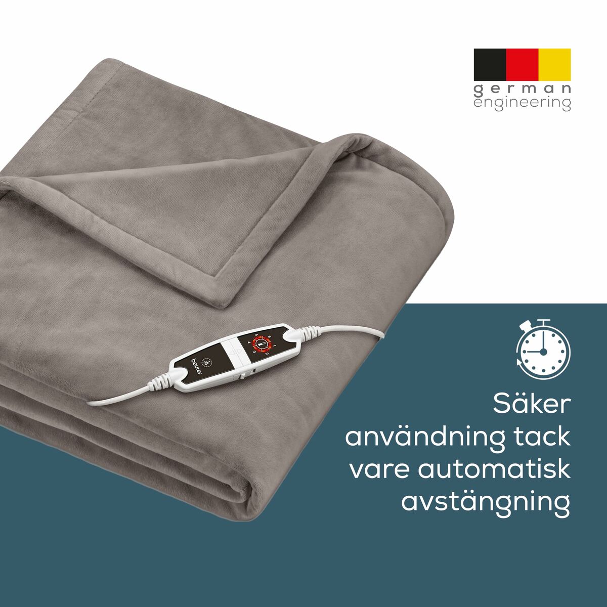 Electric Blanket Beurer HD150XXL 200 x 150 cm Taupe Polyester