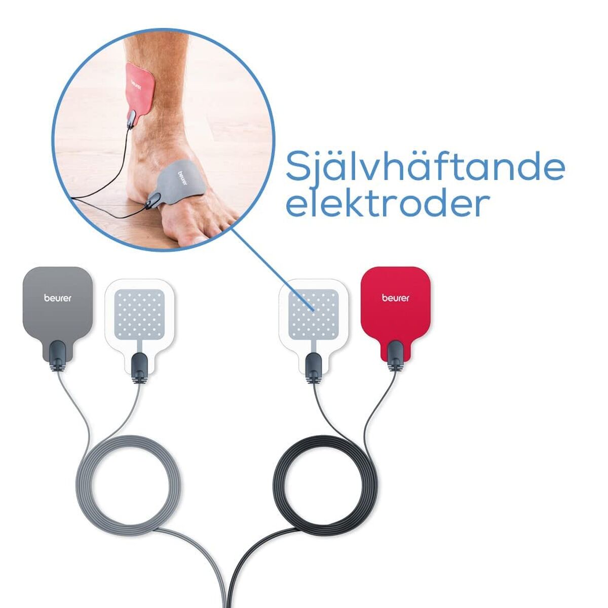 Electric Handheld Massager Beurer cuadradas Blue Electrostimulator
