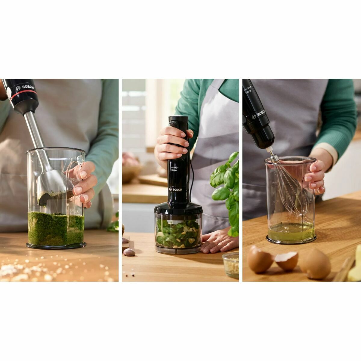 Hand-held Blender BOSCH MSM4B621 1000 W