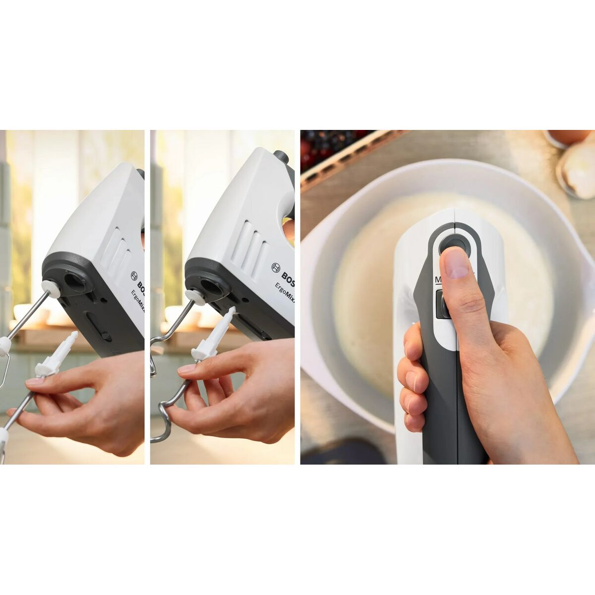 Hand Mixer BOSCH MFQ37470 Stainless steel
