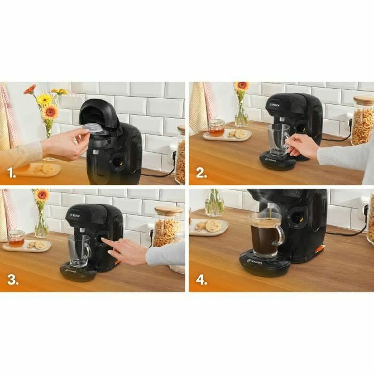 Capsule Coffee Machine BOSCH TAS112E 1400 W 700 ml